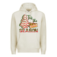 Oatmeal Heather tis the season Premium Hoodie - FaDigitalArtStudio
