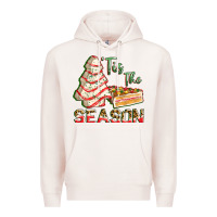 Pale Pink tis the season Premium Hoodie - FaDigitalArtStudio