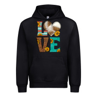 Black western volleyball love Urban Hoodie - HRA Design Shop