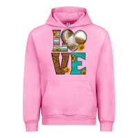 Fuchsia Pink western volleyball love Urban Hoodie - HRA Design Shop