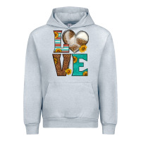 Heather Grey western volleyball love Urban Hoodie - HRA Design Shop