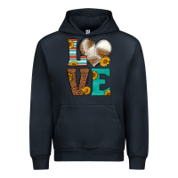 Navy western volleyball love Urban Hoodie - HRA Design Shop
