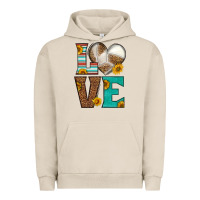 Pigment French Oak western volleyball love Urban Hoodie - HRA Design Shop