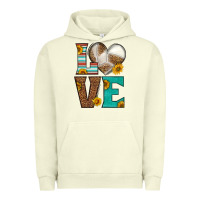 Pigment Pistachio western volleyball love Urban Hoodie - HRA Design Shop