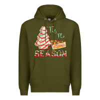 Army Green tis the season Premium Hoodie - FaDigitalArtStudio