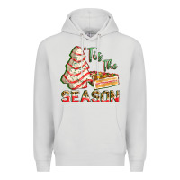 Dove Grey tis the season Premium Hoodie - FaDigitalArtStudio
