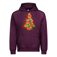 Mauve Wine red christmas cake fa element Urban Hoodie - FaDigitalArtStudio