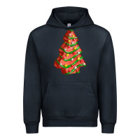 Navy red christmas cake fa element Urban Hoodie - FaDigitalArtStudio