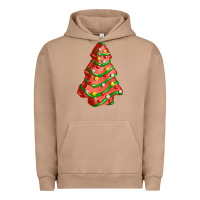 Pigment Burro red christmas cake fa element Urban Hoodie - FaDigitalArtStudio