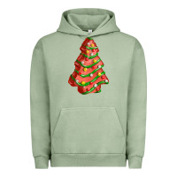 Pigment Oil Green red christmas cake fa element Urban Hoodie - FaDigitalArtStudio