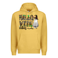 Antique Gold halloween vibes Premium Hoodie - CowhideDigitalArt