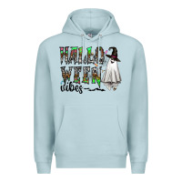 Blue Mist halloween vibes Premium Hoodie - CowhideDigitalArt