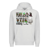 Dove Grey halloween vibes Premium Hoodie - CowhideDigitalArt