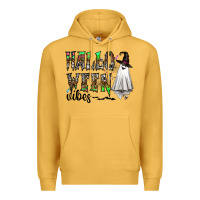 Mustard halloween vibes Premium Hoodie - CowhideDigitalArt