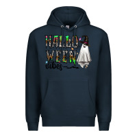 Navy halloween vibes Premium Hoodie - CowhideDigitalArt