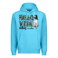 Ocean Blue halloween vibes Premium Hoodie - CowhideDigitalArt