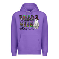 Purple halloween vibes Premium Hoodie - CowhideDigitalArt