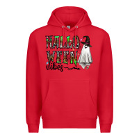 Red halloween vibes Premium Hoodie - CowhideDigitalArt