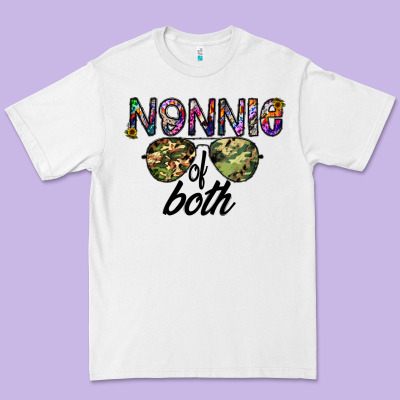 Nonnie Of Both Premium Tee Designed By Cowhidedigitalart