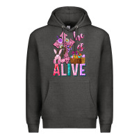 Charcoal Heather he is alive easter Premium Hoodie - Neo Western