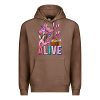 Chestnut he is alive easter Premium Hoodie - Neo Western