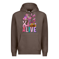 Coffee he is alive easter Premium Hoodie - Neo Western