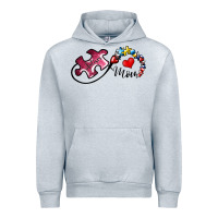 Heather Grey autism mom 1 Urban Hoodie - SublimationCraftShop