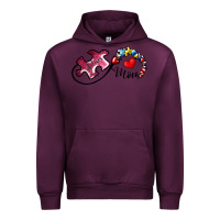 Mauve Wine autism mom 1 Urban Hoodie - SublimationCraftShop