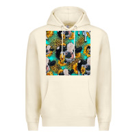 Sandshell holstein cow seamless pattern Premium Hoodie - HRA Design Shop