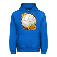 Cobalt western volleyball with sunflower Urban Hoodie - HRA Design Shop