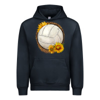 Navy western volleyball with sunflower Urban Hoodie - HRA Design Shop
