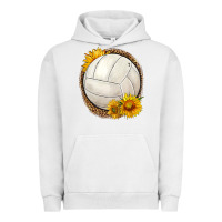 Pigment Lunar Rock western volleyball with sunflower Urban Hoodie - HRA Design Shop