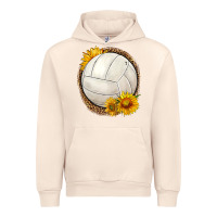 Sandshell western volleyball with sunflower Urban Hoodie - HRA Design Shop