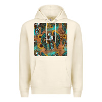Tofu faith cross seamless pattern Premium Hoodie - HRA Design Shop