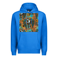 True Royal faith cross seamless pattern Premium Hoodie - HRA Design Shop