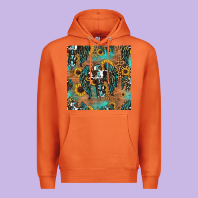 Faith Cross Seamless Pattern Premium Hoodie Designed By Hra Design Shop