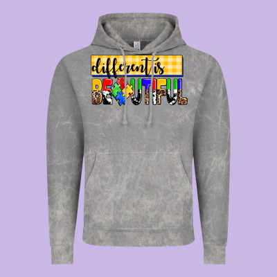 Different Is Beautiful Vintage Hoodie Designed By Adodesignshop