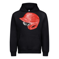 Black red baseball helmet fa element Urban Hoodie - FaDigitalArtStudio