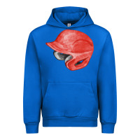 Cobalt red baseball helmet fa element Urban Hoodie - FaDigitalArtStudio