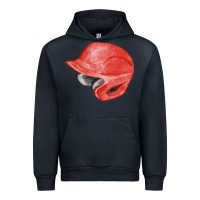 Navy red baseball helmet fa element Urban Hoodie - FaDigitalArtStudio