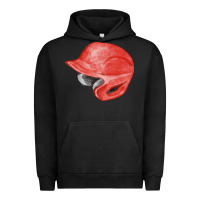 Pigment Black red baseball helmet fa element Urban Hoodie - FaDigitalArtStudio
