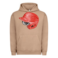 Pigment Burro red baseball helmet fa element Urban Hoodie - FaDigitalArtStudio
