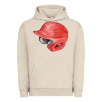 Pigment French Oak red baseball helmet fa element Urban Hoodie - FaDigitalArtStudio