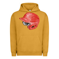 Pigment Peanut Butter red baseball helmet fa element Urban Hoodie - FaDigitalArtStudio