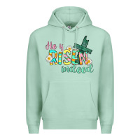 Seafoam He is risen indeed Easter Premium Hoodie - CowGirlArtShop