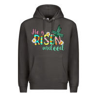 Smoke He is risen indeed Easter Premium Hoodie - CowGirlArtShop