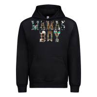 Black Western Mama's Boy Urban Hoodie - CowhideDigitalArt