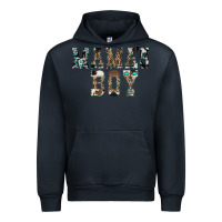 Navy Western Mama's Boy Urban Hoodie - CowhideDigitalArt