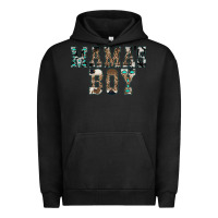 Pigment Black Western Mama's Boy Urban Hoodie - CowhideDigitalArt