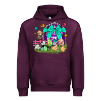 Mauve Wine Easter Farm Animal Easter Day Urban Hoodie - Neo Western